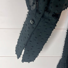 Load image into Gallery viewer, Size 14 H&amp;M Black Plus Size Peasant Style Dress
