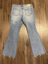 Load image into Gallery viewer, 12 Sevens Slim Flare Raw Hem Denim Jeans
