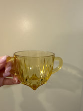 Load image into Gallery viewer, Vintage Federal Glass Company "Star" Pattern Amber Glass Bowl
