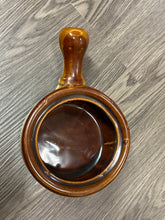 Load image into Gallery viewer, Vintage Boho Brown &amp; Tan Ceramic Soup Bowl
