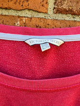 Load image into Gallery viewer, XL Victoria’s Secret Red Oversized Sweatshirt
