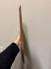 Load image into Gallery viewer, Cow Stripe Gold &amp; White Rectangular Farmhouse Decorative Tray
