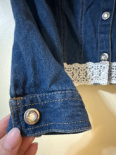 Load image into Gallery viewer, 6X Little Lass Embroidered Denim Top/Jacket
