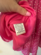 Load image into Gallery viewer, Medium New In Hot Pink Polka Dot Braided Strap Mini Dress
