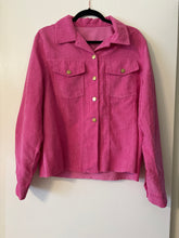 Load image into Gallery viewer, XL Hot Pink Thin Corduroy Shacket
