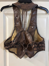 Load image into Gallery viewer, Large Vintage Body Central Y2K Pleather Western Vest
