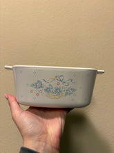 Load image into Gallery viewer, CorningWare casserole dish in the Country Cornflower pattern
