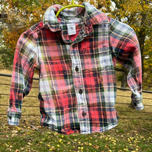 Load image into Gallery viewer, 18 Month Long Sleeve Bleached Flannel
