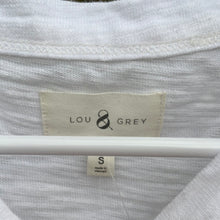 Load image into Gallery viewer, Small NWT Lou &amp; Grey White Cotton Tank Top
