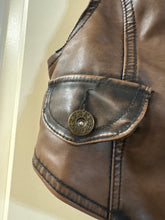 Load image into Gallery viewer, Large Vintage Body Central Y2K Pleather Western Vest

