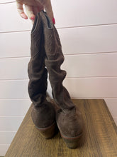 Load image into Gallery viewer, Size 10 Steve Madden Brown Suede Leather Snip Toe Cowboy Boots
