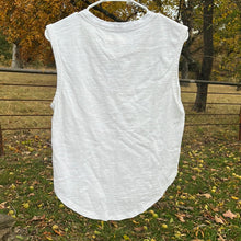 Load image into Gallery viewer, Small NWT Lou &amp; Grey White Cotton Tank Top
