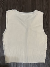 Load image into Gallery viewer, XS House of Harlow 1960 ribbed crop tank top
