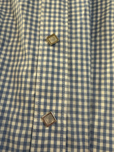 Load image into Gallery viewer, Large NWT Texas Cotton Vintage Gingham Plaid Tie Front Sleeveless Top
