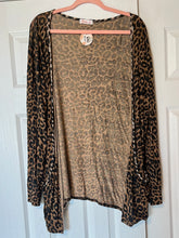 Load image into Gallery viewer, Medium/ Large Style Plus Leopard Cardigan

