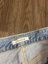 Load image into Gallery viewer, 28 Pacsun High Rise Straight Raw Hem Denim Jeans
