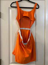 Load image into Gallery viewer, Medium Outdoor Voices Orange Tennis Dress with Shorts

