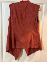 Load image into Gallery viewer, Medium Cristina Vintage Suede Embroidered Vest
