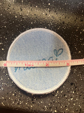 Load image into Gallery viewer, Vintage Light Wash Wrangler Denim Mama Embroidered Iron On Patch
