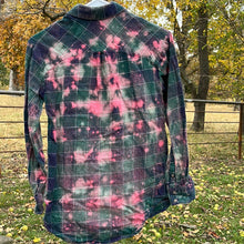 Load image into Gallery viewer, XS Long Sleeve Bleached Flannel
