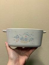 Load image into Gallery viewer, CorningWare casserole dish in the Country Cornflower pattern
