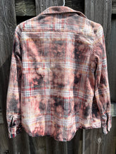 Load image into Gallery viewer, Medium Womens Bleached Flannel Button Up
