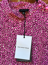 Load image into Gallery viewer, Medium Who What Wear NWT Pink Leopard Dress
