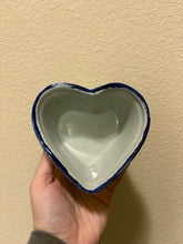 Load image into Gallery viewer, Vintage Heart Shaped Stoneware Dip Bowls, Set of 2
