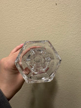 Load image into Gallery viewer, Shannon Crystal Designs of Ireland Crystal Taper Candle Holder in a clear pineapple pattern design
