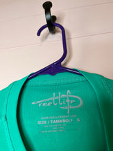 Load image into Gallery viewer, Large Reel Life Mens Teal Fishing Shirt

