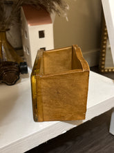 Load image into Gallery viewer, vintage acrylic Lucite napkin or letter holder featuring dried butterflies and flowers

