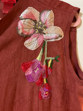 Load image into Gallery viewer, Medium Cristina Vintage Suede Embroidered Vest
