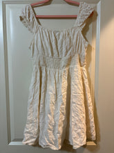 Load image into Gallery viewer, Large Old Navy Ivory Eyelet Dress
