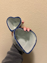 Load image into Gallery viewer, Vintage Heart Shaped Stoneware Dip Bowls, Set of 2
