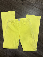 Load image into Gallery viewer, NWT Size 29 L’agence Bell High Rise Flare Jeans Tonic Yellow

