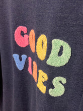 Load image into Gallery viewer, Large Wildfox Good Vibes Crew Neck Sweatshirt
