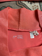 Load image into Gallery viewer, Small Aerie Coral Pink Ribbed Two Piece High Cut Cheeky Swim Suit
