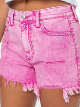 Load image into Gallery viewer, 11/30 Celebrity Pink Acid Wash Denim Cut Off Shorts
