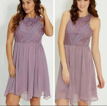 Load image into Gallery viewer, XL Maurice’s Purple Lace Dress
