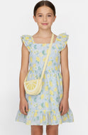 Girls 6 Draper James Cotton Lemon Sun Dress