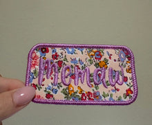 Load image into Gallery viewer, Memaw Patch Iron On | Floral Embroidered Patch |
