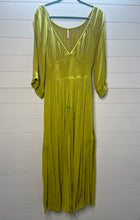 Load image into Gallery viewer, Medium Free People Mustard Golden Yellow Boho Lace Maxi Dress With Pockets

