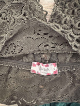 Load image into Gallery viewer, Small Altar’d State Lace Halter Top Bralette
