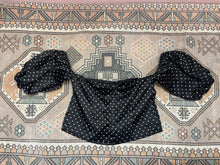 Load image into Gallery viewer, Medium Urban Outfitters Boho Off-The-Shoulder Satin Blouse
