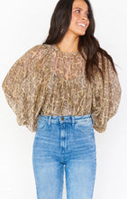 Load image into Gallery viewer, Medium Show Me Your Mumu Happy Hour Snake Print Top
