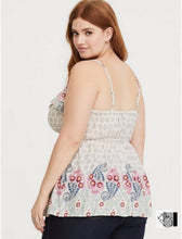 Load image into Gallery viewer, 3X Torrid Floral Print Plus Size Babydoll Challis Cami
