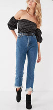 Load image into Gallery viewer, Medium Urban Outfitters Boho Off-The-Shoulder Satin Blouse
