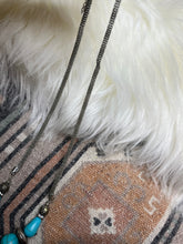 Load image into Gallery viewer, Silver &amp; Turquoise Western Necklace
