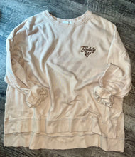 Load image into Gallery viewer, Large Giddy Up Tan Western Embroidered Sweatshirt

