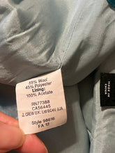 Load image into Gallery viewer, Size 12 J. Crew Turquoise Wool Mini Skirt
